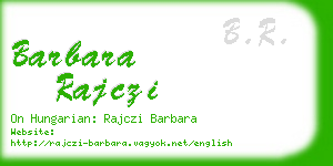 barbara rajczi business card